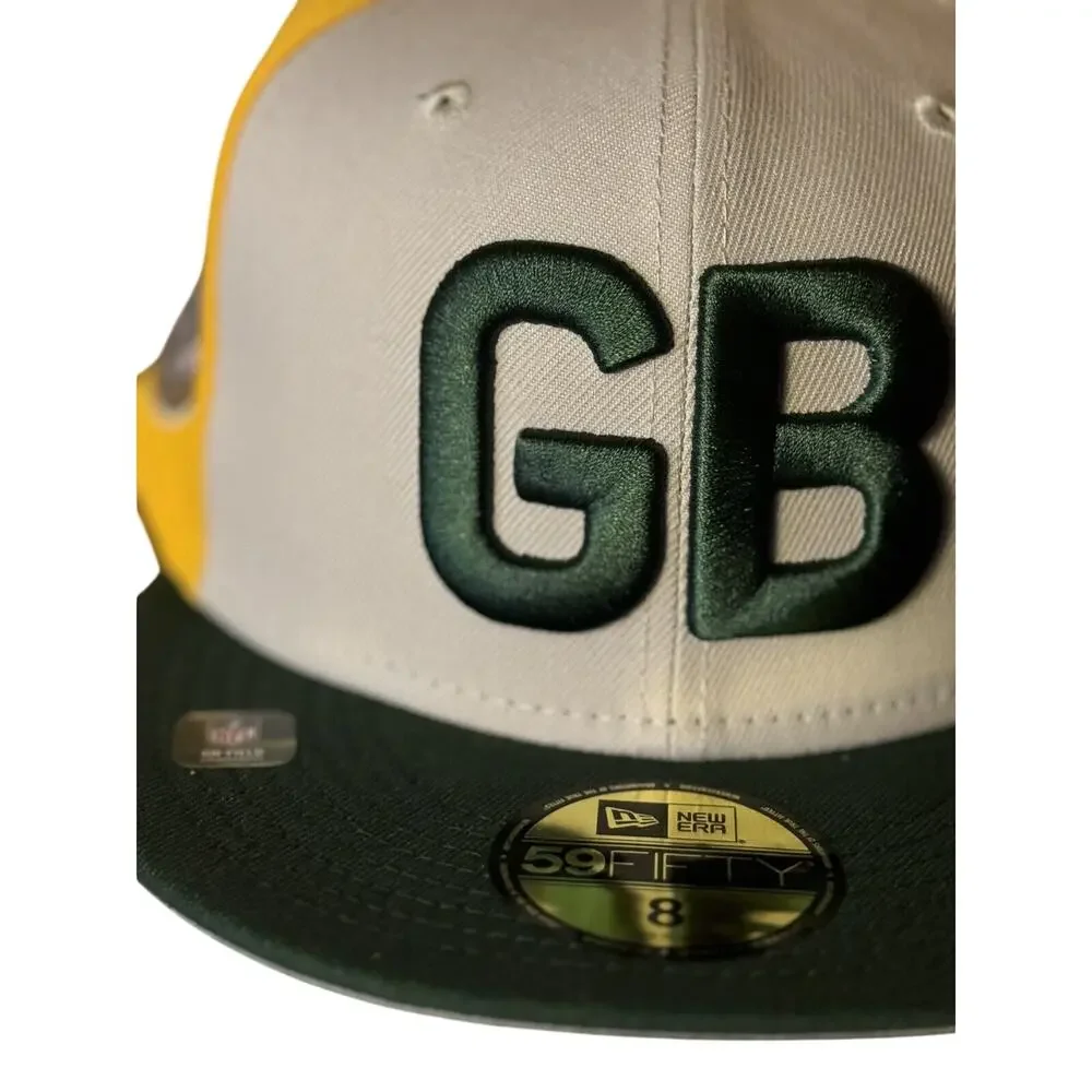 Green Bay Packers Sideline Historic NFL New Era 9Fifty SnapBack Hat Size 8 NWT